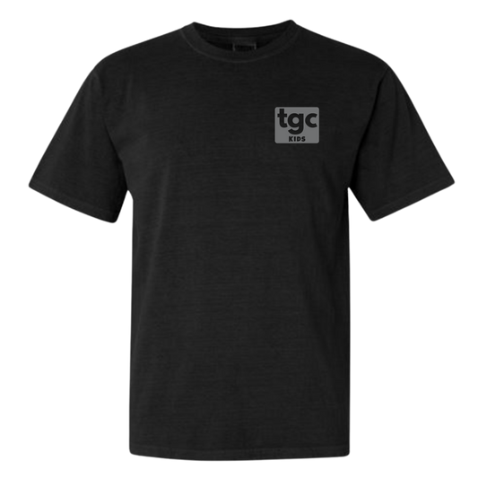 TGC Kids- Black Comfort Color T-Shirts - Logo