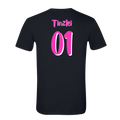 Name and Number on the back of shirt