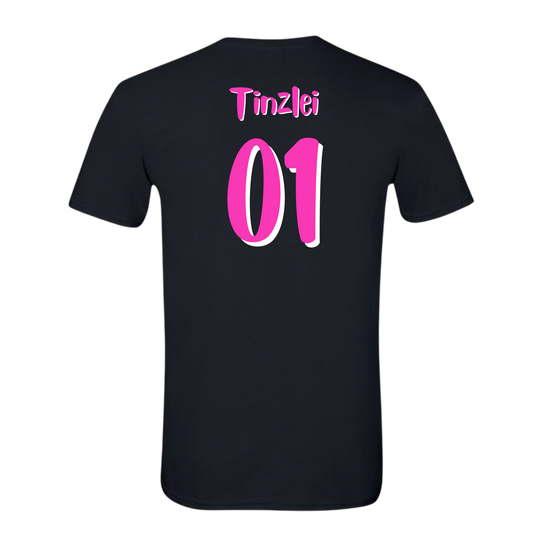 Name and Number on the back of shirt