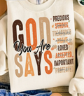 Fall – God Says You Are