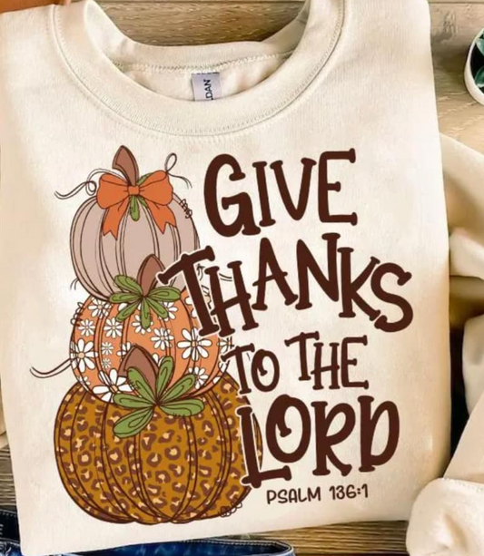 Give Thanks to the Lord