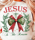Jesus is the Reason – Green & Red Bow