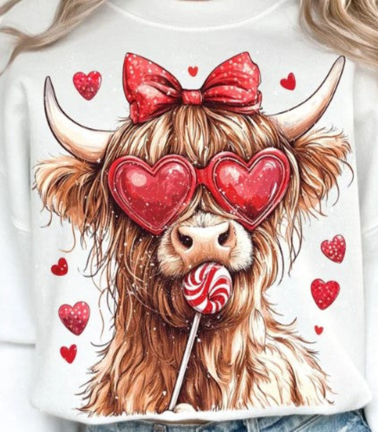 Valentine Highland Cow