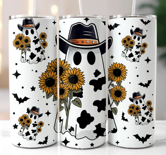 Cowboy Ghost 20 Oz Tumbler