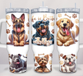 Life is better with dogs 40 oz Tumblers