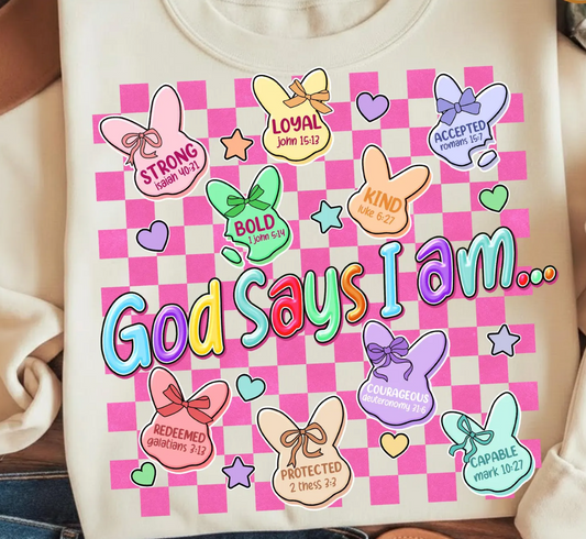God says I am - Bunnies