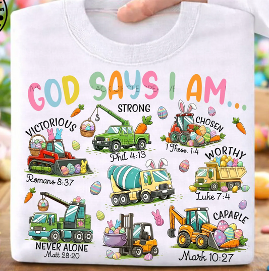 God says I am - Construction