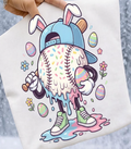 Easter Baseball Bunny