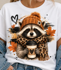 Cozy Fall Raccoon