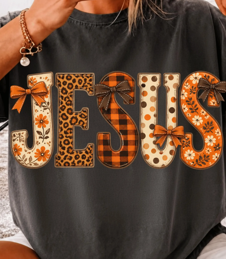 Jesus – Fall Patterns & Bows