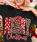 Merry Christmas – Leopard & Plaid
