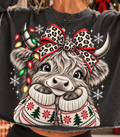 Christmas Highland Cow