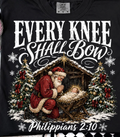 ✝️ Every Knee Shall Bow – Christmas Faith Design 🎄