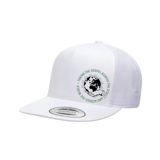 Taking the Gospel-  White Hat - Green Design