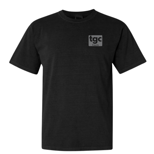 TGC Youth- Black Comfort Color T-Shirts - Logo