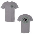 Taking the Gospel- Heather Graphite Gildan Softstyle T-Shirt - Green Design on Back